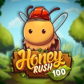 Official Slots logo: Honey Rush 100 by Play’n GO at AmunRa Casino