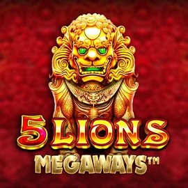 5 Lions Megaways logo by Pragmatic Play AmunRa Casino