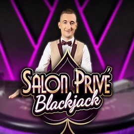 Blackjack Salon Privé casino game by Ezugi – featured logo at AmunRa Casino