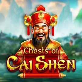 Official Slots logo: Chests of Cai Shen by Pragmatic Play at AmunRa Casino
