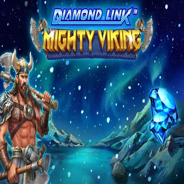 Diamond Link Mighty Viking logo by Greentube at AmunRa Casino