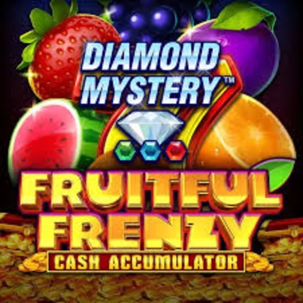 Official Slots logo: Diamond Mystery Fruitful Frenzy Cash Accumulator by Greentube at AmunRa Casino