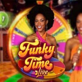 Live Casino logo of Funky Time from Evolution at AmunRa Casino