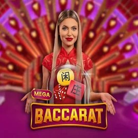 Mega Baccarat logo – Live Casino by Pragmatic Play at AmunRa Casino