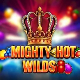 Mighty Hot Wilds logo by Inspired Gaming at AmunRa Casino