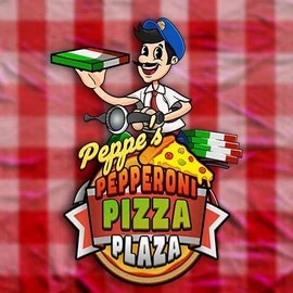 Enjoy Peppe’s Pepperoni Pizza Plaza by Pragmatic Play – logo hosted on amunrakazino.com