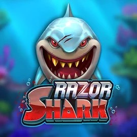 Razor Shark logo by Push Gaming AmunRa Casino