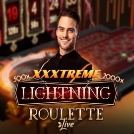 XXXtreme Lightning Roulette slot logo by Evolution at AmunRa Casino